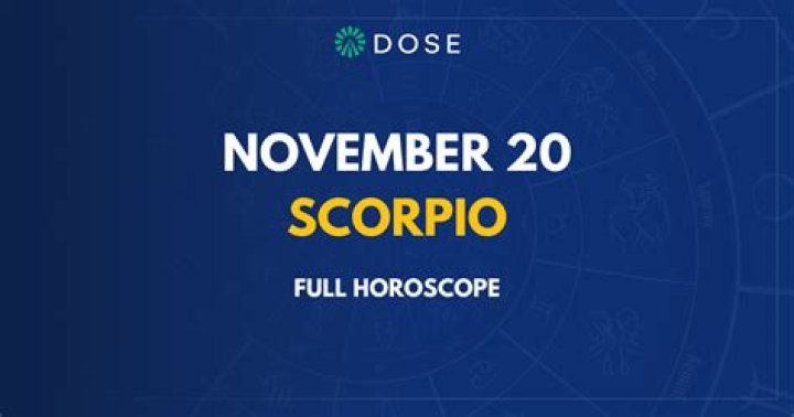 Discovering The Zodiac Sign For November 20: A Deep Dive Into Scorpio