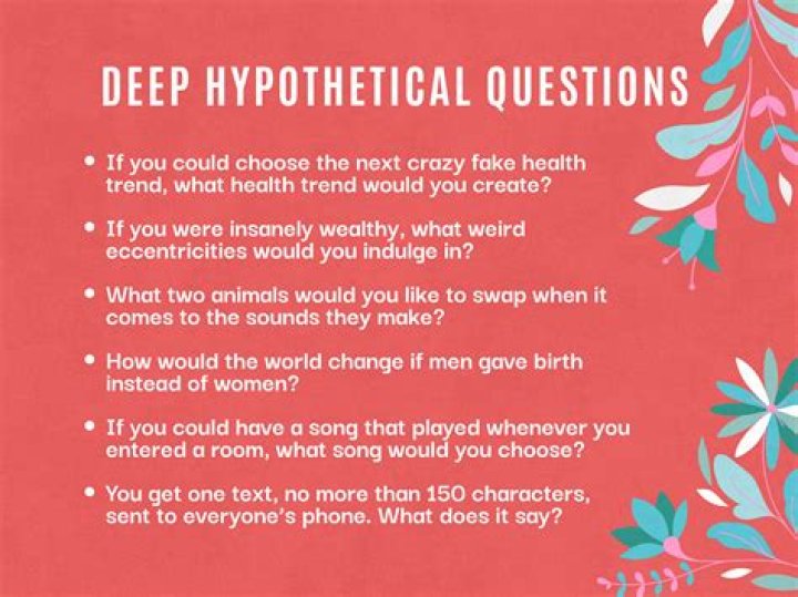 Engaging Hypothetical Questions For Friends: Spark Deep Conversations