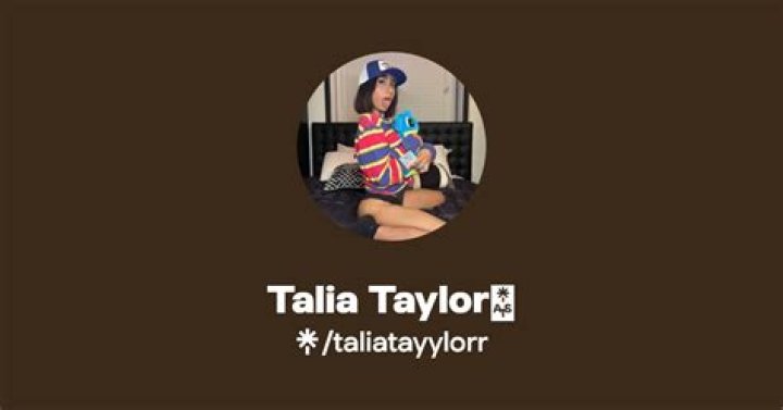 Talia Taylor: The Leaked Secrets Behind The Spotlight