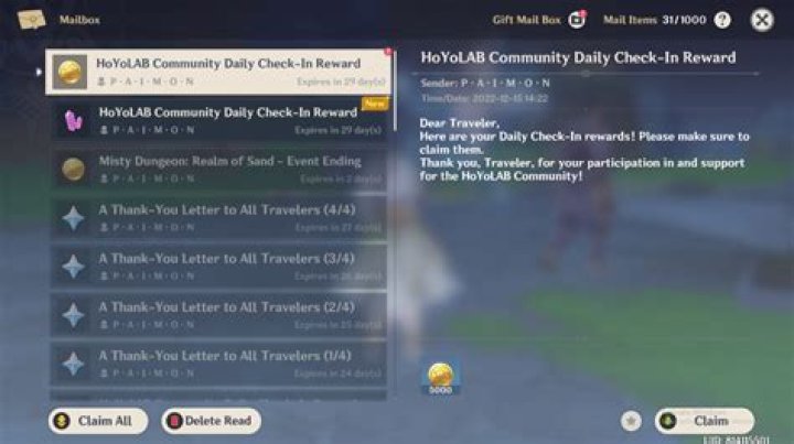 Unlocking The Benefits Of Genshin Impact Daily Check-In