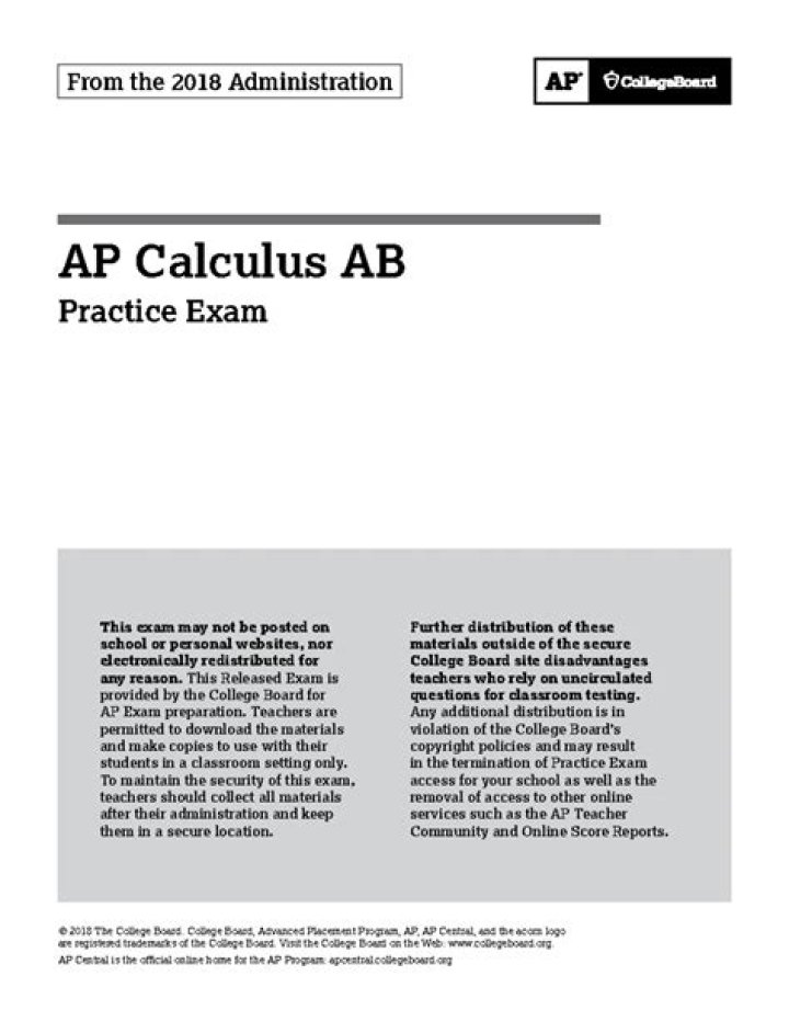 Unraveling The Mystery Of The AP Calc AB Exam Leak